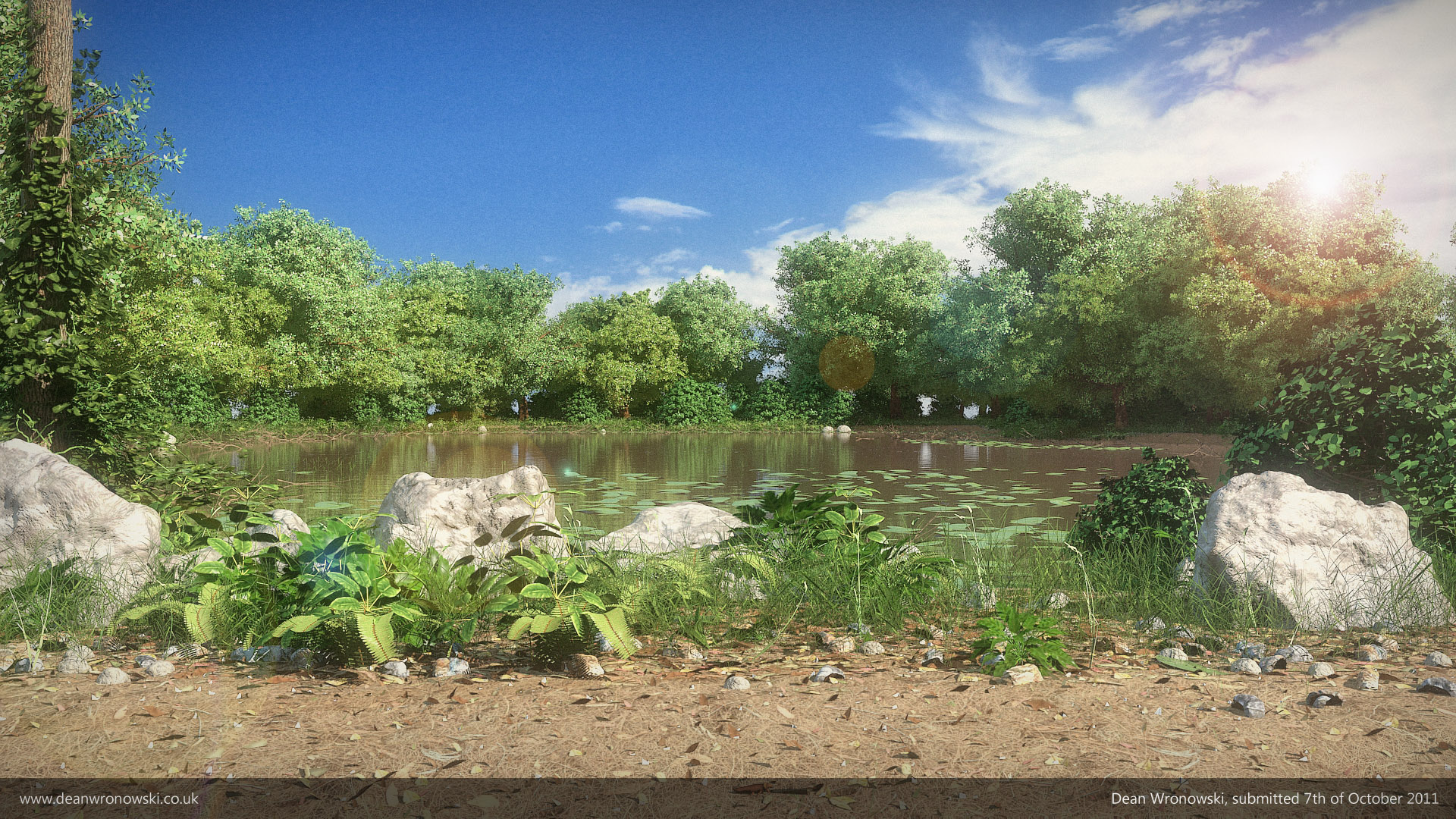 3D Photorealistic Design of Tamar Lakes in Devon