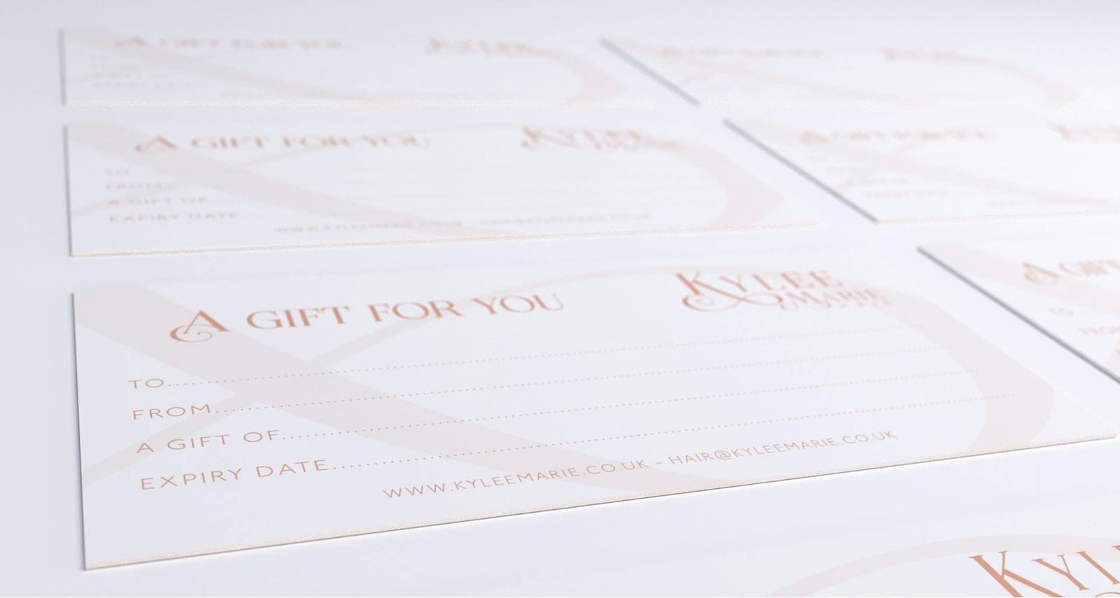 Branding and Website Design for Kylee Marie Hair Salon, part 3 of 3