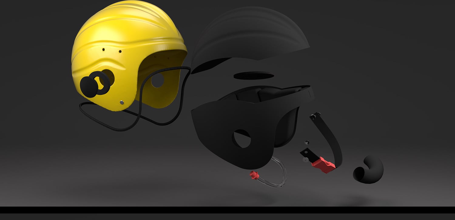 CGI Visualisation For Gecko Head Gear in Cornwall, UK, part 1 of 3