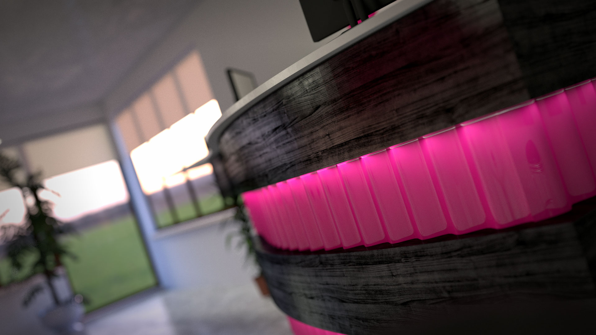 High Quality 3D Restaurant Visualisation in Cornwall