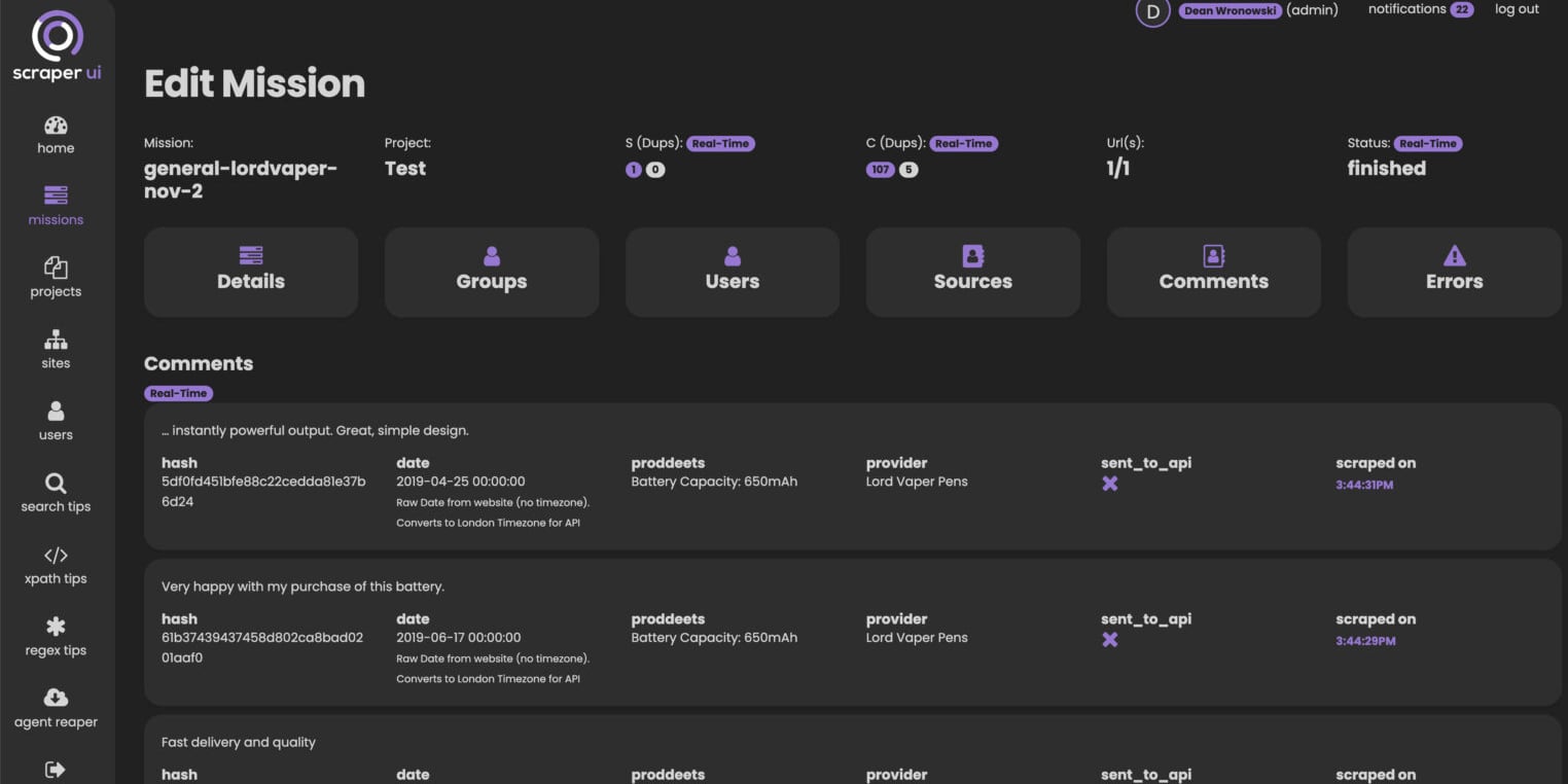 Highly Scalable Bespoke Website Scraping System, part 3 of 3