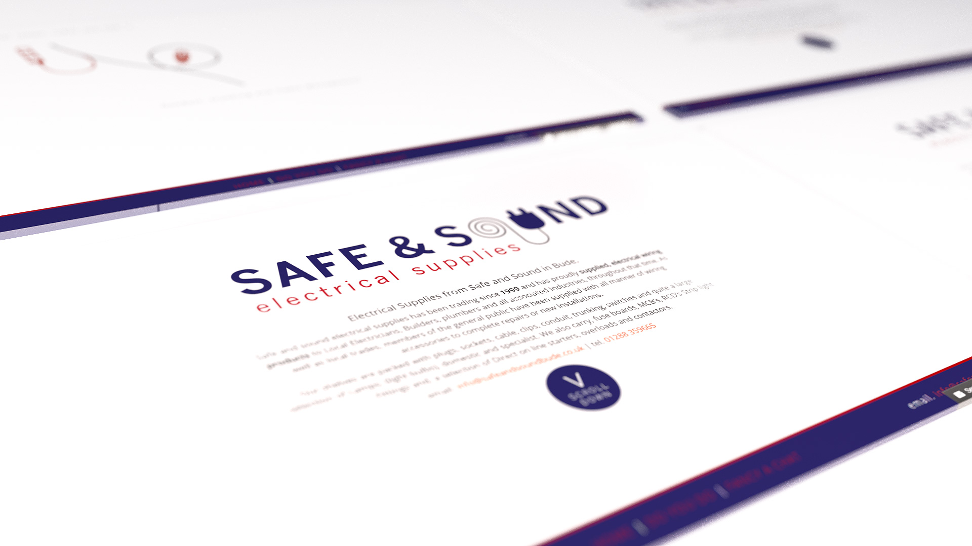 HTML5/SVG Website for Sound and Sound in Bude, Cornwall