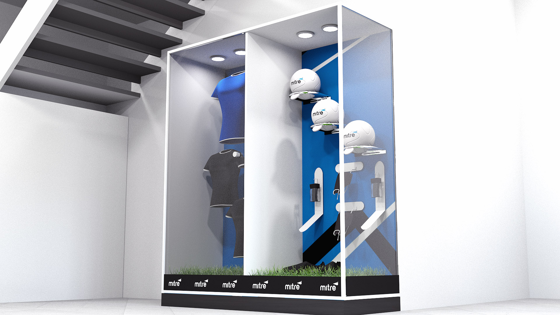 London 3D Visualisation of Mitre Real Football