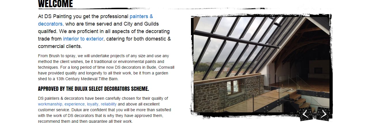 Website Design and Development for DS Painting and Decorating, part 2 of 3