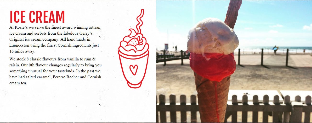 Website Design for Rosies and Starboard Restaurants, part 3 of 5