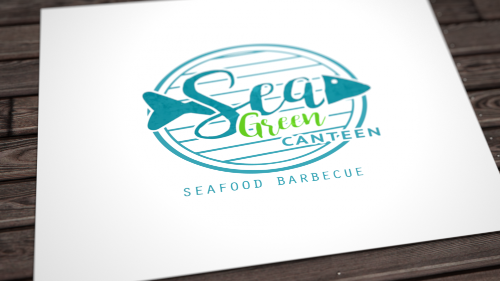 Branding for Sea Green Canteen in Bude, Cornwall